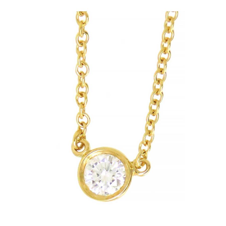 ティファニー バイザヤード ネックレス AU750 (K18YG  