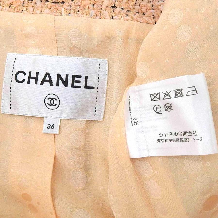 CHANEL シャネル ココマーク ツイード ジャケット P70084V61774 CHANEL シャネル ココマーク ツイード ジャケット P70084V61774