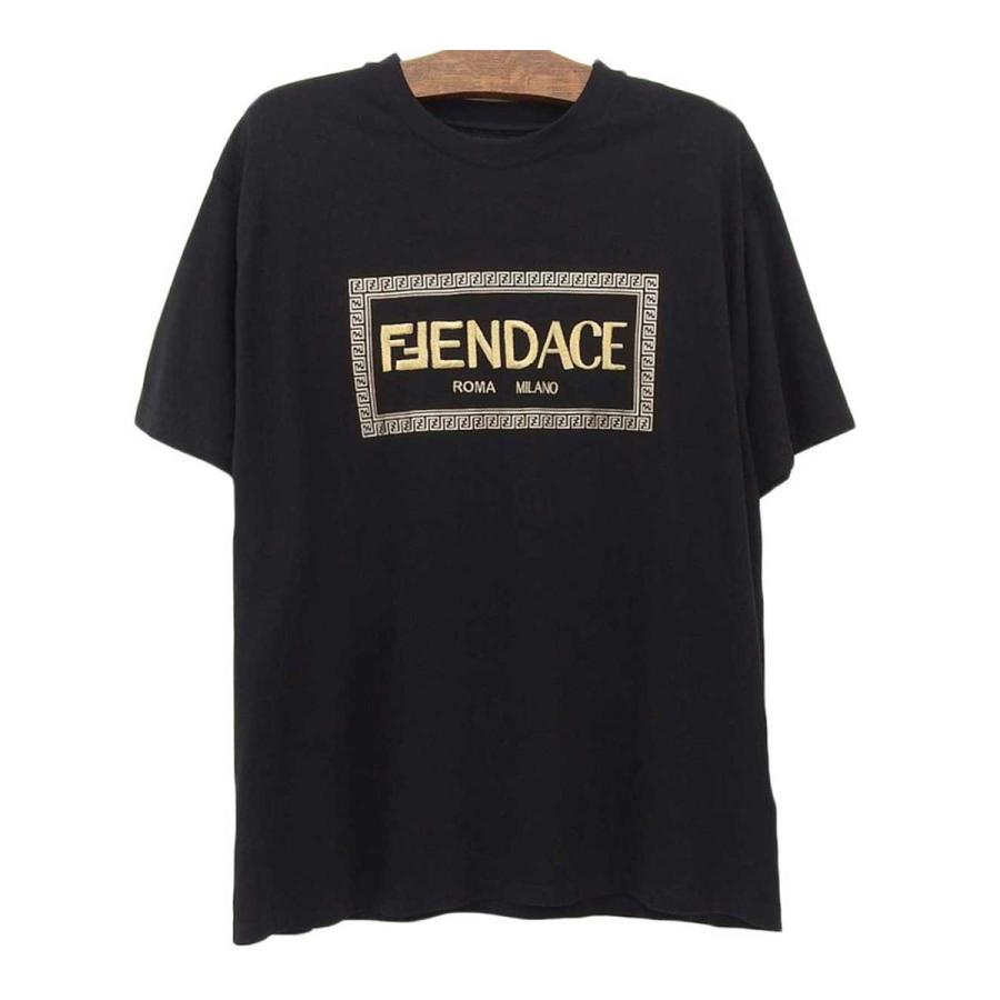 FENDACE ロゴ エンブロイダリー Tシャツ 1006423 1A04385 メンズ  