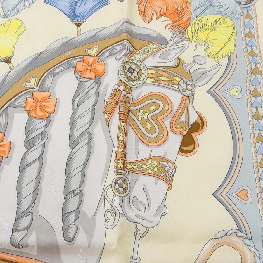 HERMES エルメス カレ90 HARNAIS DE COEUR アルネ ドゥ クール 