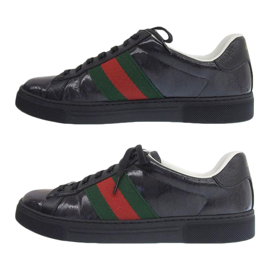 GUCCI グッチ ACE クリスタル GGキャンバス シェリーライン 760775  