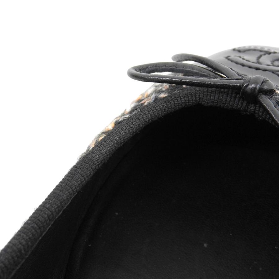 CHANEL シャネル ココマーク ツイード バレリーナ フラット CHANEL シャネル ココマーク ツイード バレリーナ フラット