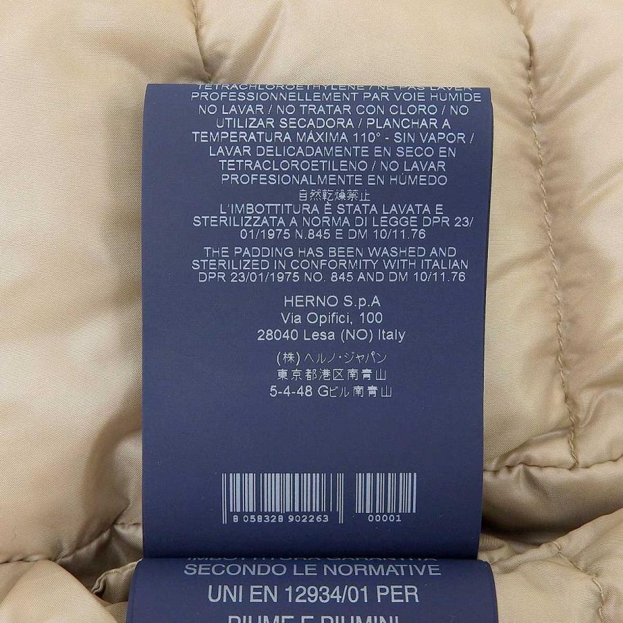 HERNO ヘルノ 切替 ダウンジャケット PI0920D レディース グレー  