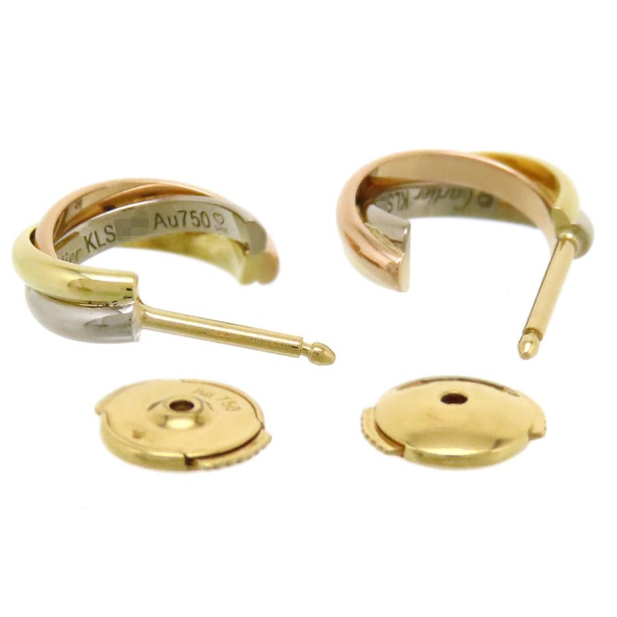 Cartier カルティエ トリニティ ピアス B8301540 Au750 (K18YG Cartier カルティエ トリニティ ピアス B8301540 Au750 (K18YG