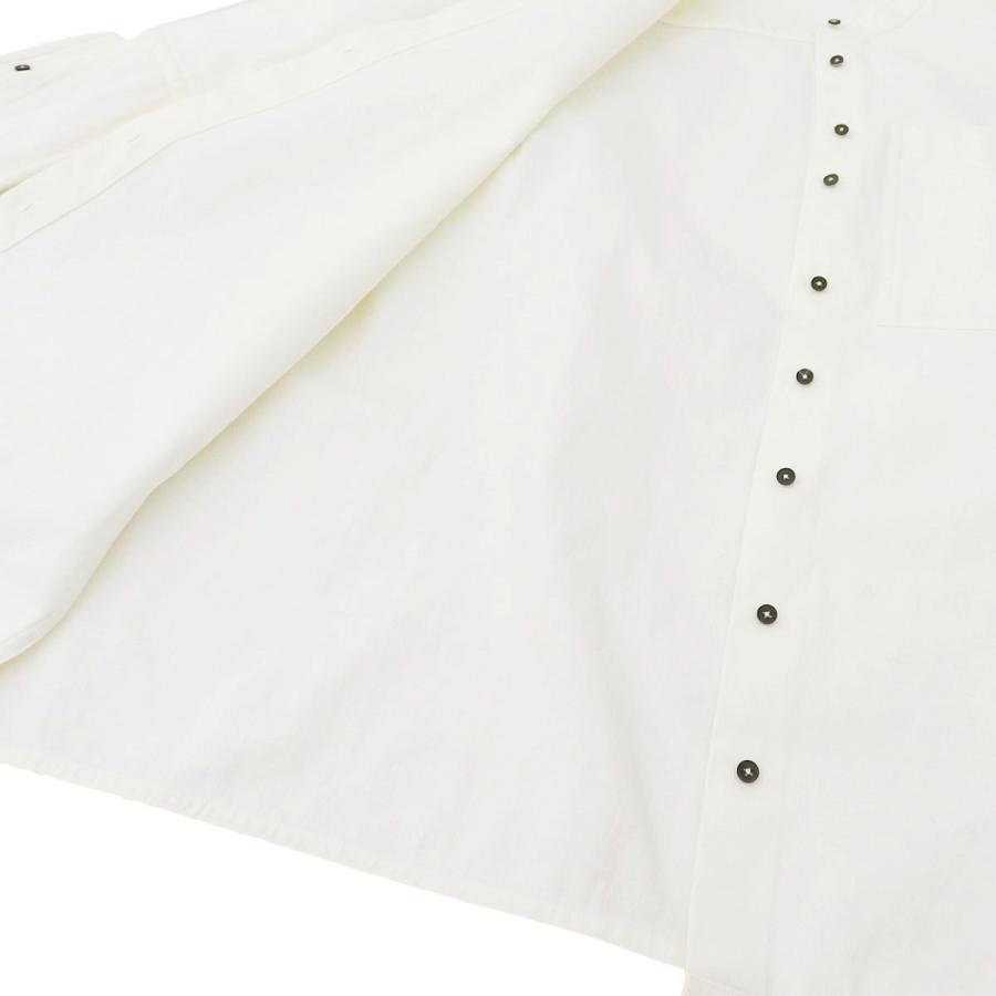 JIL SANDER ジルサンダー コットン ノーカラー シャツ JSWO606205 