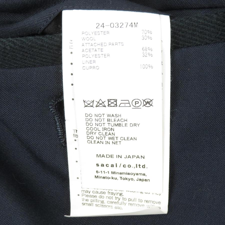 sacai サカイ Suiting Pants スラックス 24-03274M メンズ