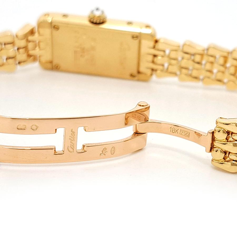 Cartier カルティエ タンクアロンジェ ダイヤベゼル WB3005K3