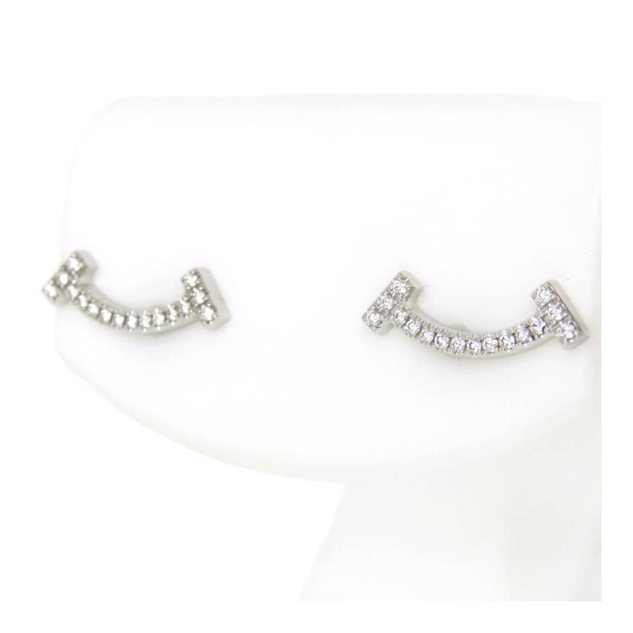 TIFFANY&Co. ティファニー Tスマイル ピアス ダイヤモンド Au750 TIFFANY&Co. ティファニー Tスマイル ピアス ダイヤモンド Au750