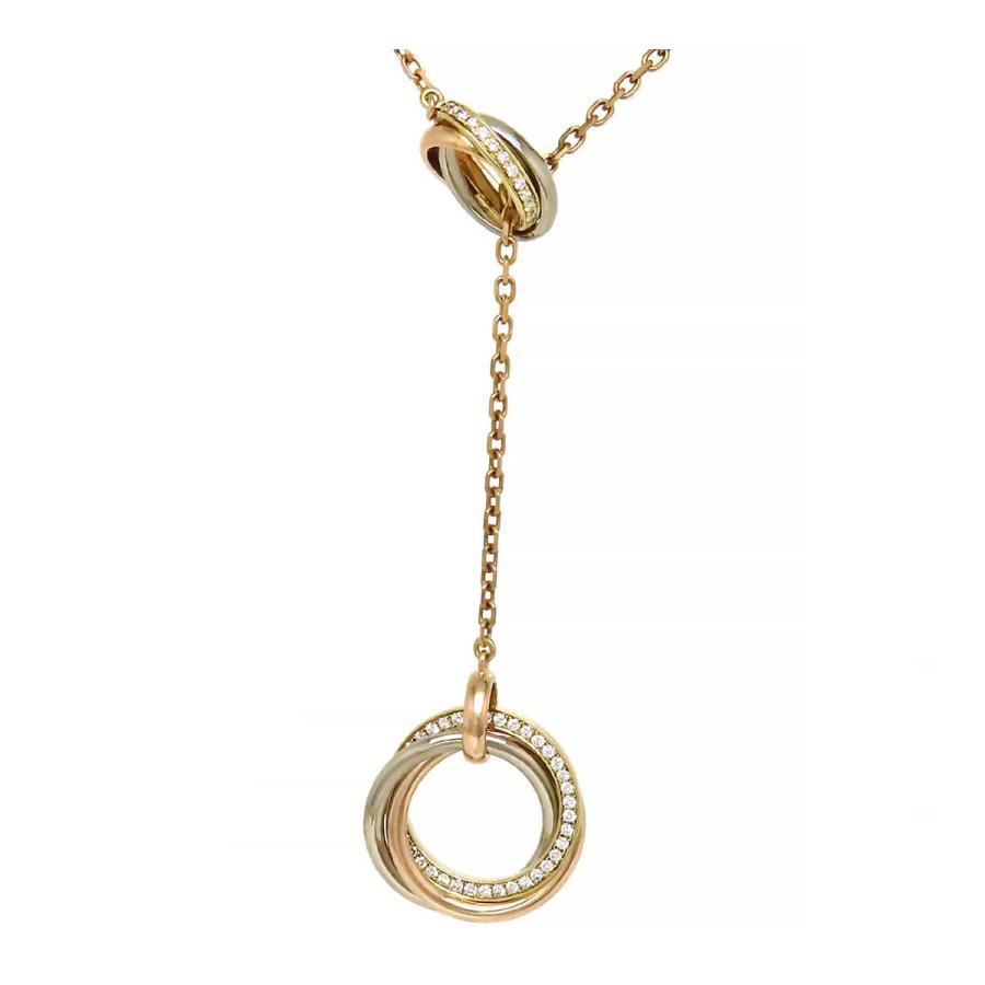 Cartier カルティエ トゥー フォー トリニティ ネックレス 750 (K18YG  