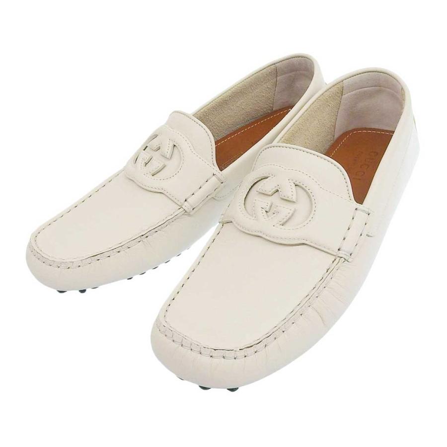 GUCCI グッチ インターロッキングG ドライビング レザーローファー 