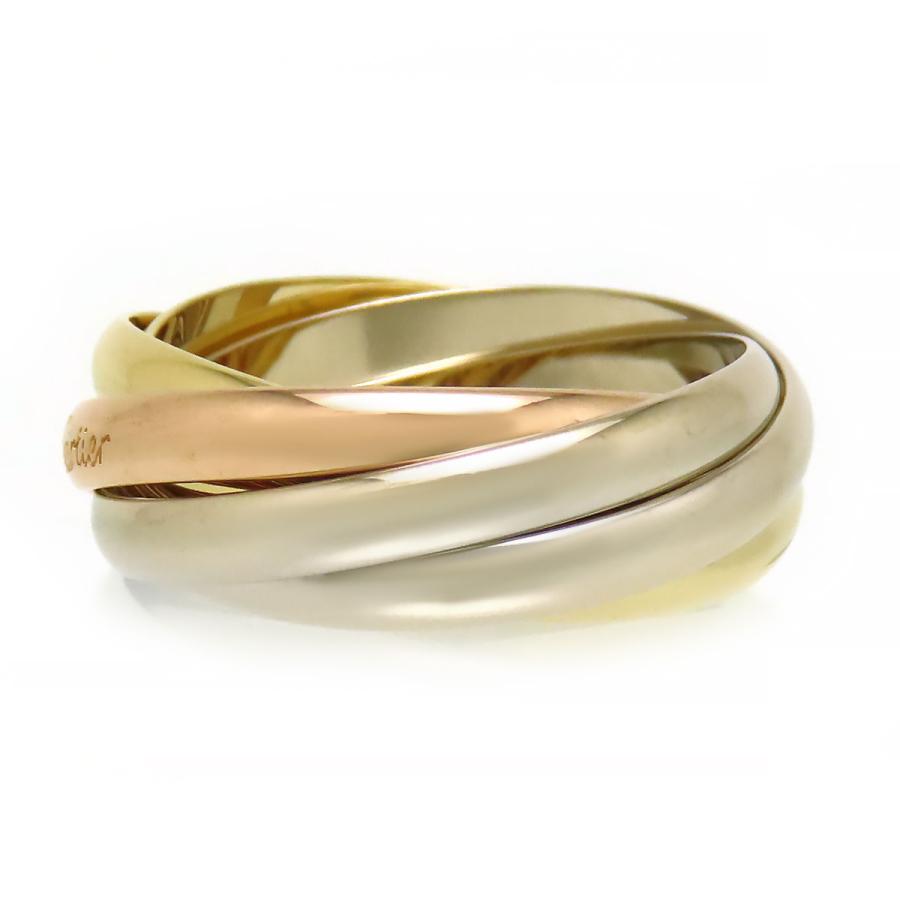 Cartier カルティエ トリニティ リング 5連 #57 750 (K18YG K18PG  