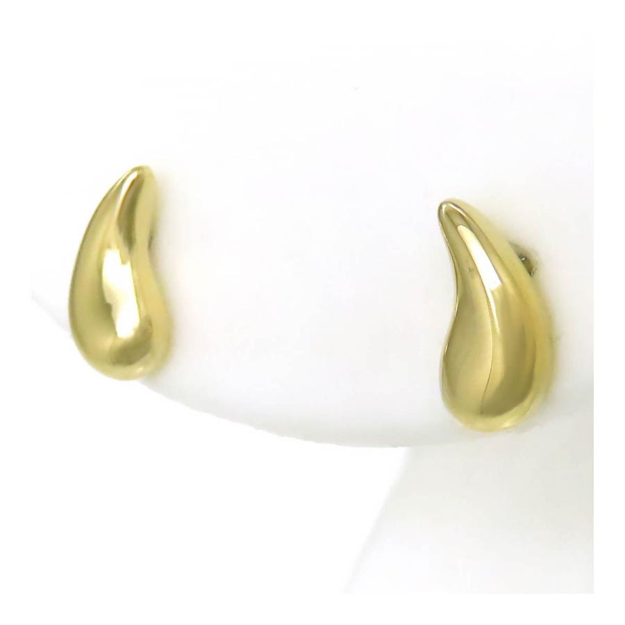 TIFFANY&Co. ティファニー ティアドロップ ピアス 750 (K18YG  