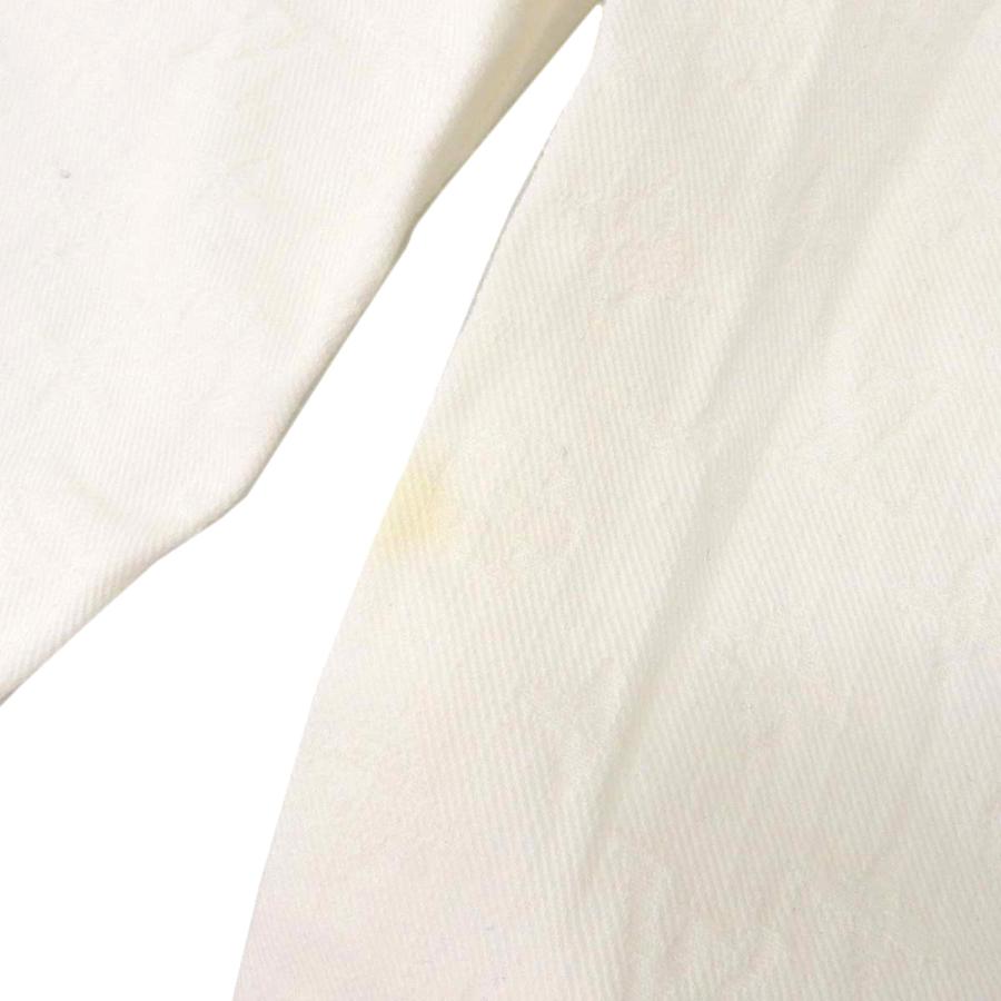 LOUIS VUITTON ルイヴィトン モノグラム ホワイト デニムパンツ