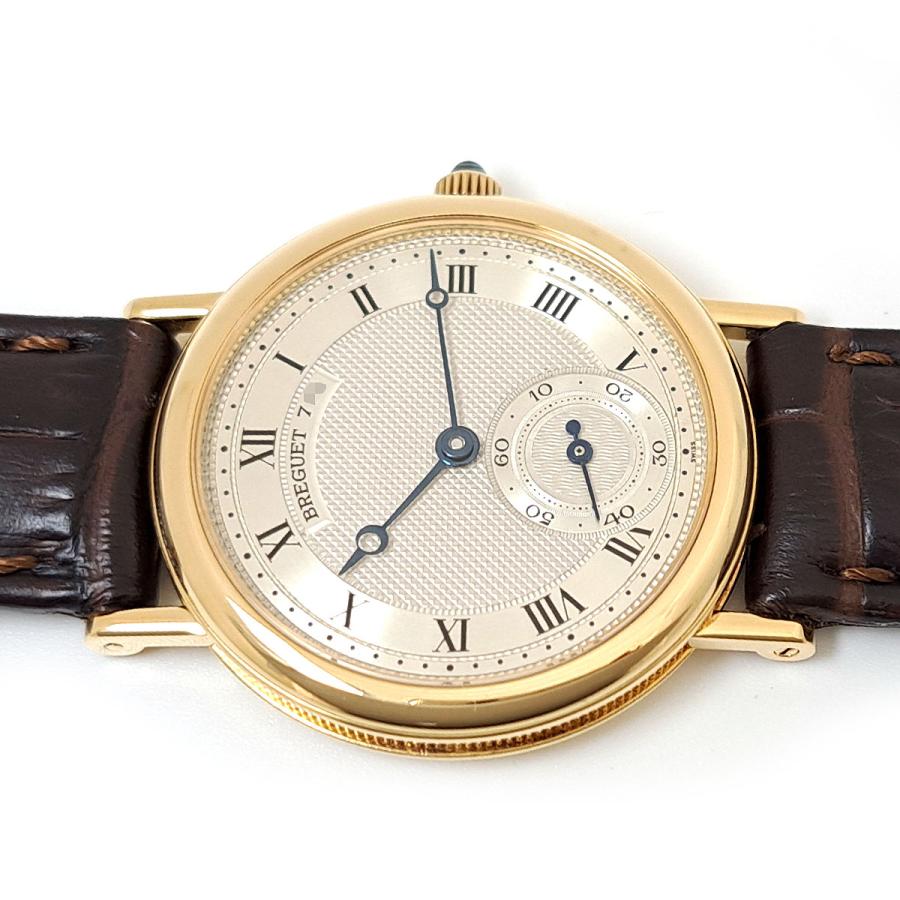 ブレゲ クラシック 金無垢 手巻き 腕時計 イエローゴールド K18 ブレゲ