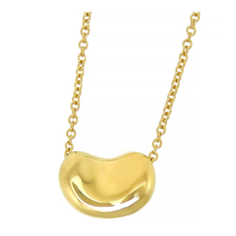 極美品✨ ティファニー ネックレス ビーン AU750 イエローゴールド 極美品✨ ティファニー ネックレス ビーン AU750 イエロー