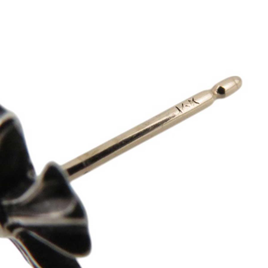 クロムハーツ/クロスフープピアス/カスタムパヴェ/新品加工/インボイス/片耳用/ CHROME HEARTS クロムハーツ（原本無） CRS HOOP CROSS クロス