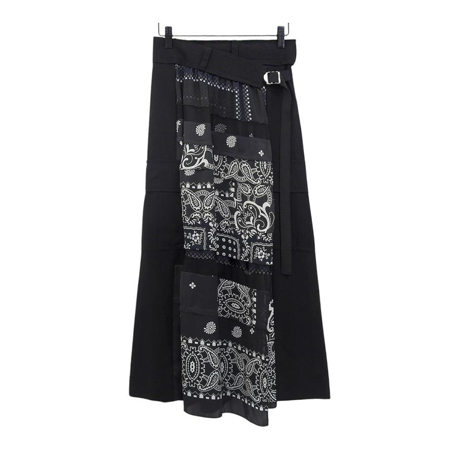 sacai サカイ× レインスプーナー　スカート sacai サカイ REYN SPOONER コラボ 切替 ラップスカート