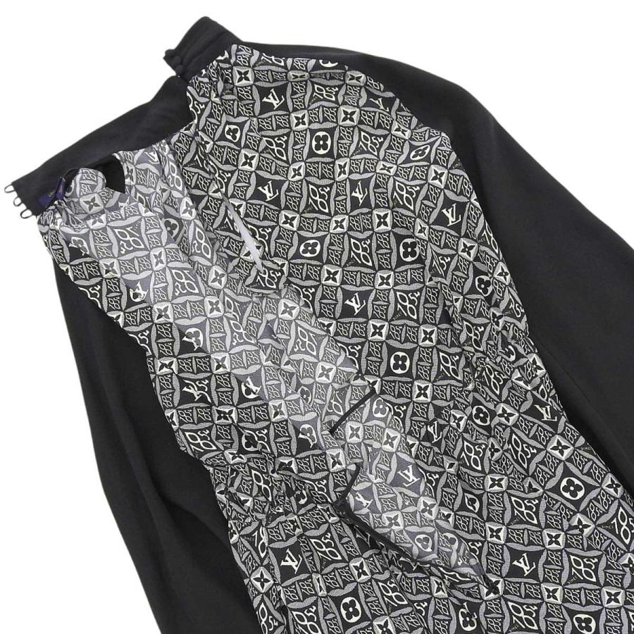 LV 21SS SINCE1854 ワンピース モノグラム柄 シルク100％ ルイヴィトン SINCE 1854 モノグラム バイカラー シルク ワンピース