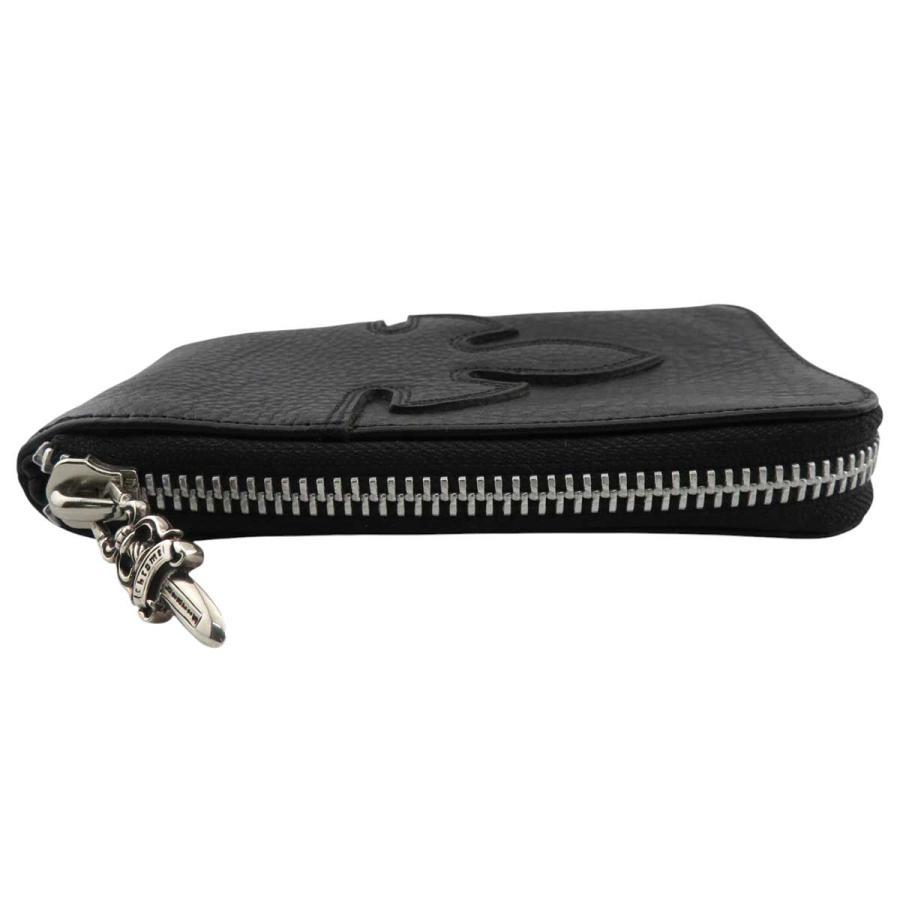 クロムハーツ chrome hearts レギュラーサイズ 新品未使用 ブラック クロムハーツ ワントリリオン フレアニー ウォレット レザー