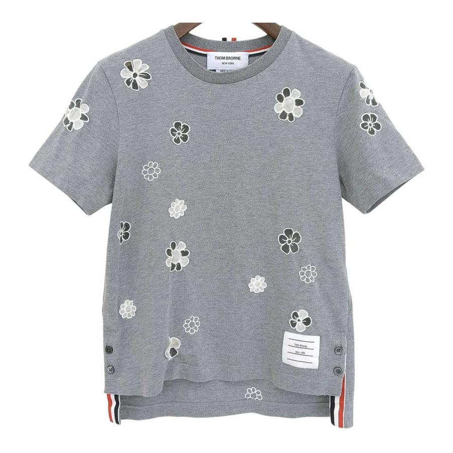トムブラウン フラワー エンブロイダリー Tシャツ FJS113E