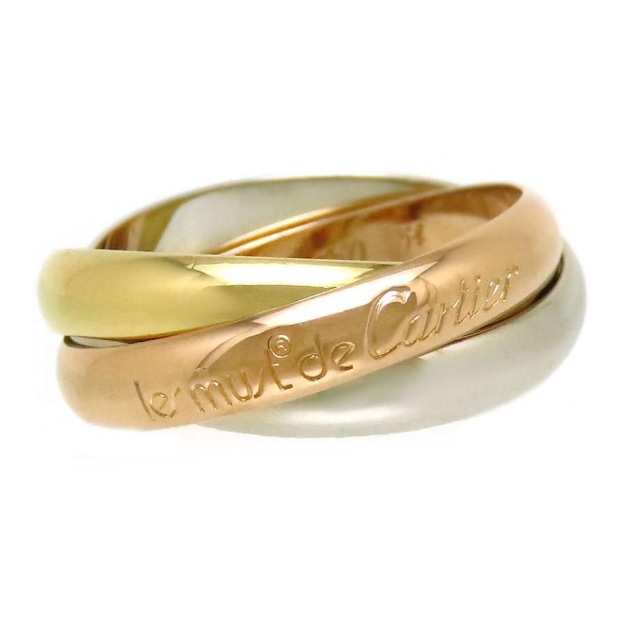 カルティエトリニティリング#54 750K18YG KI8WG KI8PGSM 楽天市場】カルティエ トリニティリング #54 リング・指輪 K18