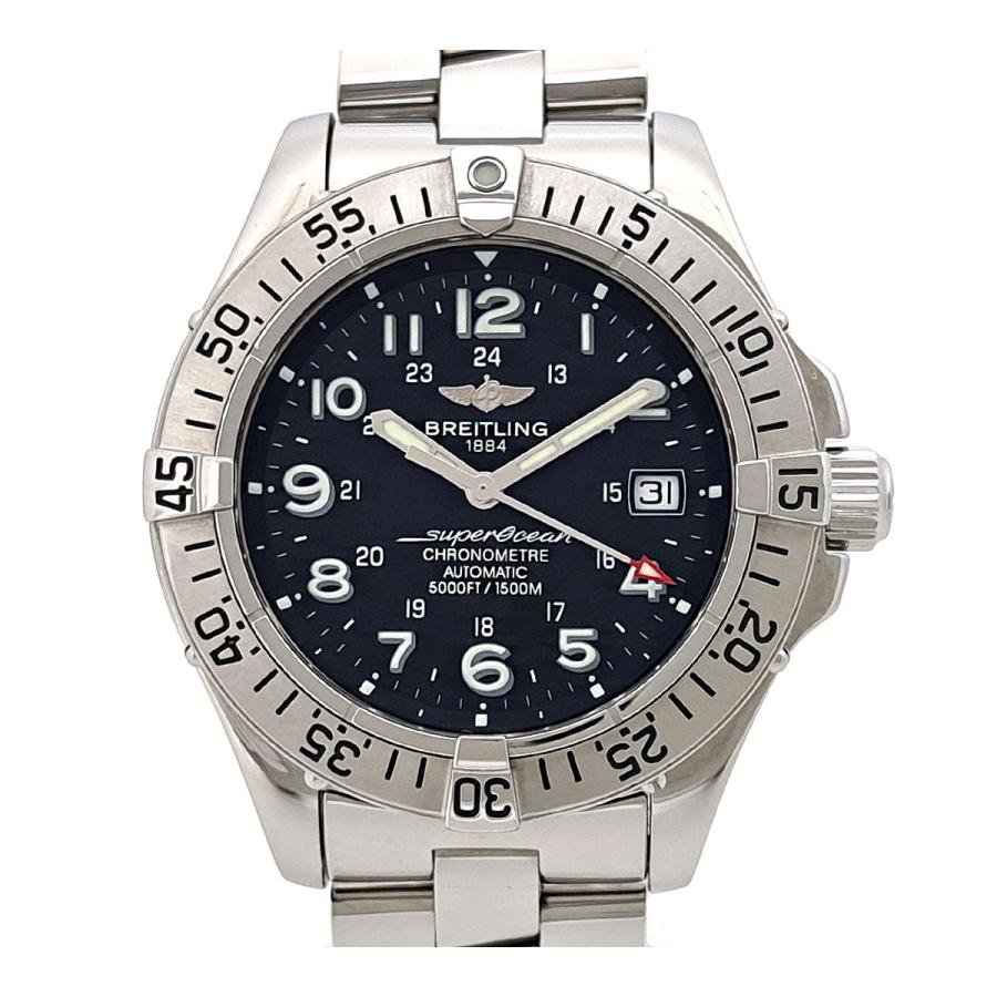 BREITLING A17360 スーパーオーシャン 自動巻き 良品【中古】 ブライトリング スーパーオーシャン A17360 自動巻き ステンレス
