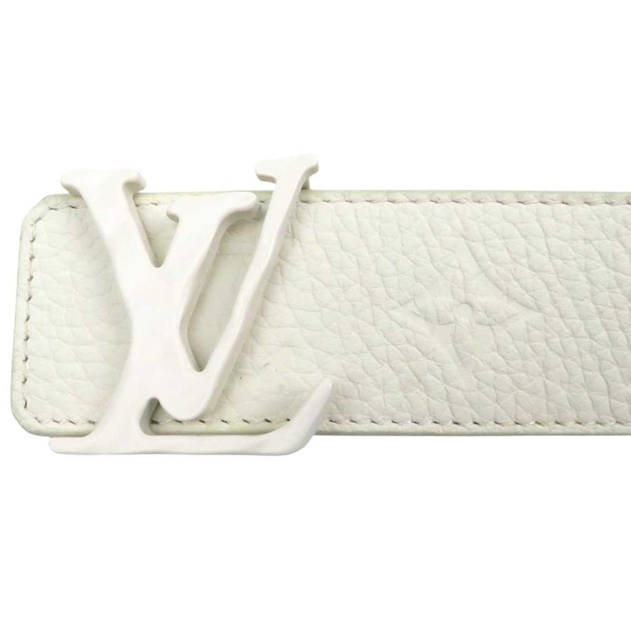 【美品】ルイヴィトン M6812 メタルバックル ベルト 95/38サンチュール LOUIS VUITTON ルイヴィトン サンチュール LV シャープ レザー