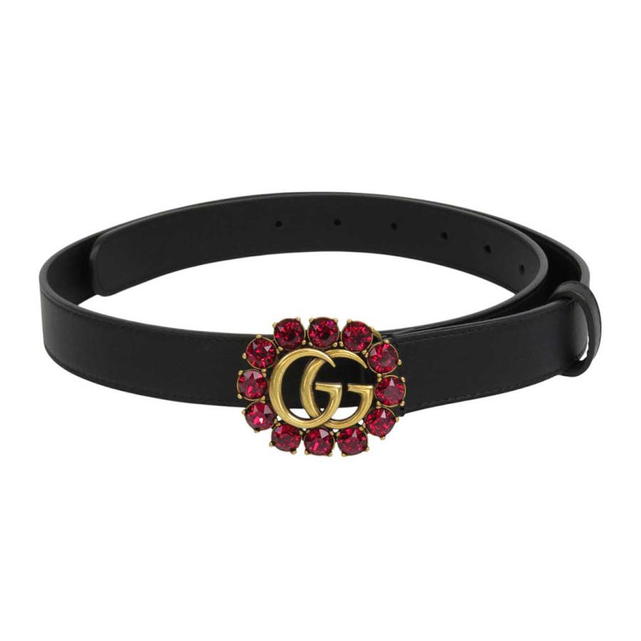 GUCCI グッチ GGマーモント ビジュー ベルト 80/32 501175 メタル  