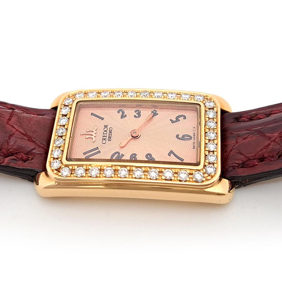 【美品】セイコー クレドール ラウンド レディース 腕時計 946 CREDOR セイコー クレドール レディースウォッチ シグノ