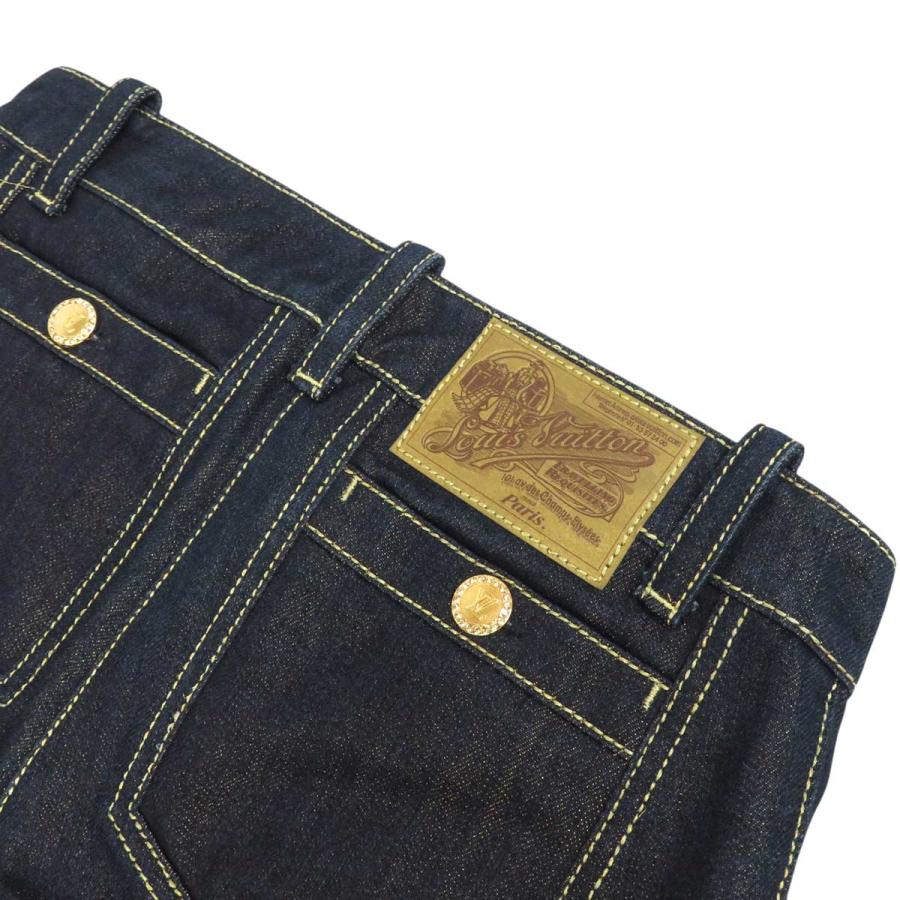 LOUIS VUITTON ルイヴィトン ラメ デニムパンツ レディース