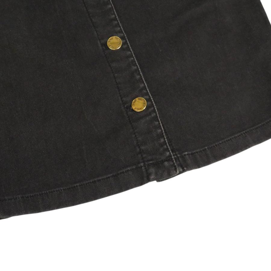 LOUIS VUITTON ルイヴィトン 五分袖 コットン デニム ワンピース