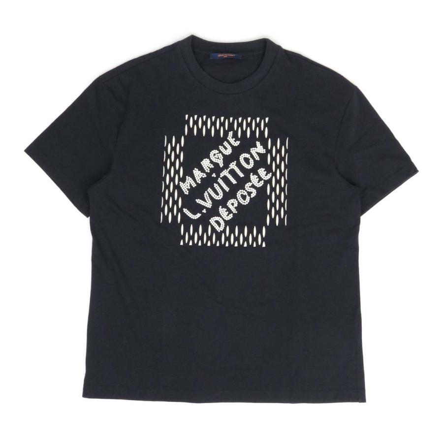 LOUIS VUITTON ルイヴィトン ビーズ ロゴ Tシャツ RM242MQ NPL
