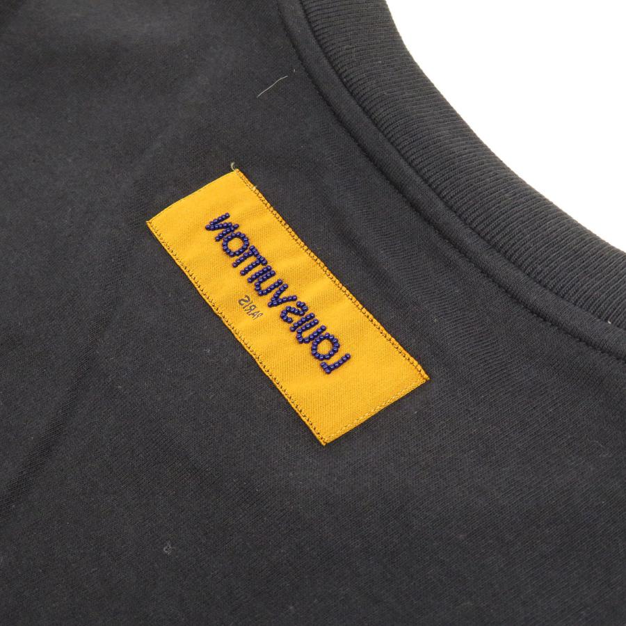 Louis Vuitton ネイビー Tシャツ 新品タグ付き Louis Vuitton Tシャツ《Inside》 ネイビー コットン ロゴ 直営