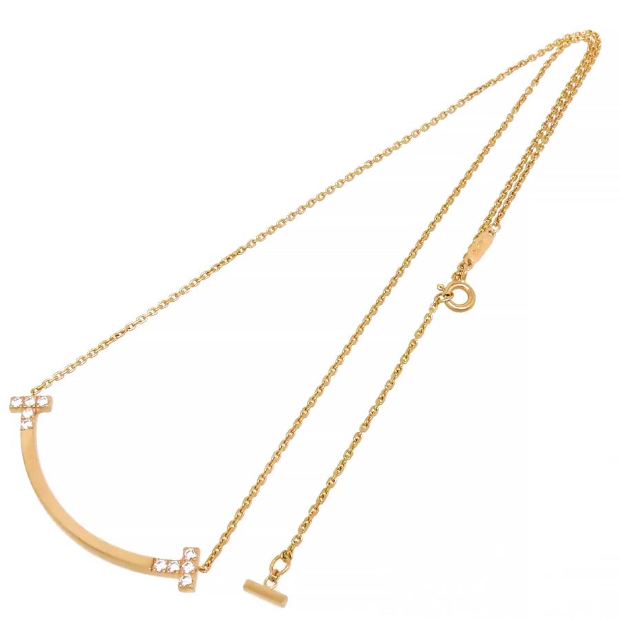 TIFFANY&Co. ティファニー Tスマイル ネックレス ミディアム