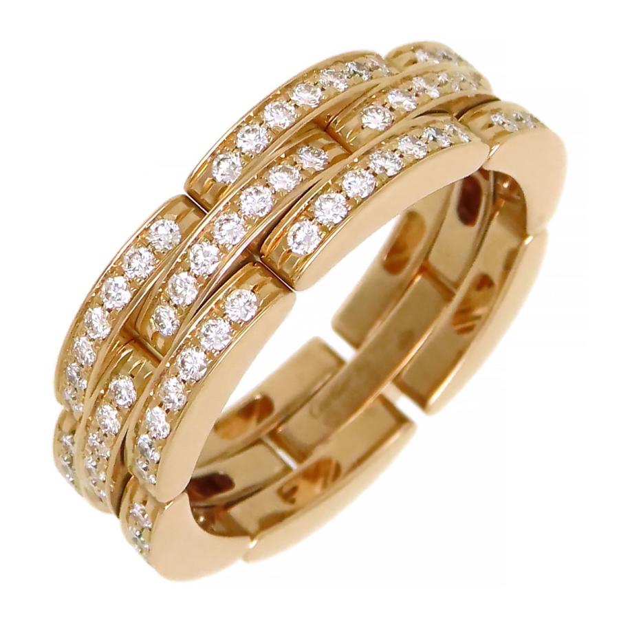 【正規品】Cartier カルティエ マイヨンパンテール #49 750 カルティエ マイヨンパンテール リング #49 フルダイヤ ゴールド