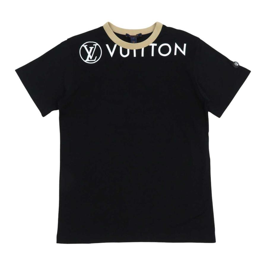 Louis Vuitton ロゴプリント Tシャツ ブラック