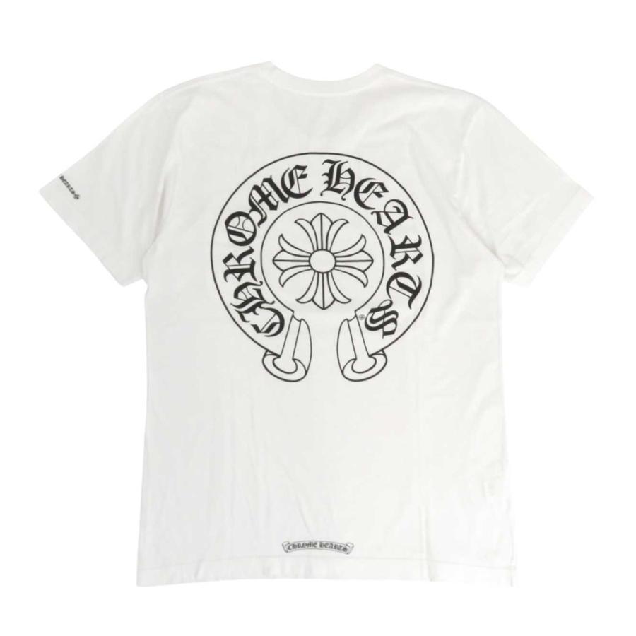 クロムハーツ ホースシュー プリント Tシャツ メンズ ホワイト