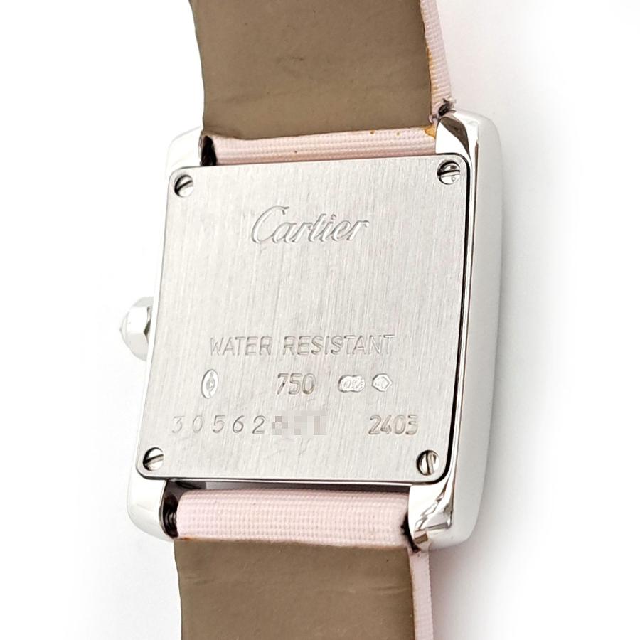 d*a様 美品 カルティエ タンクフランセーズSM ベゼル ブレス ダイヤ Cartier カルティエ タンクフランセーズSM ダイヤベゼル WE100231