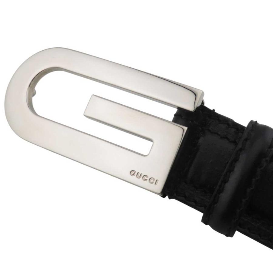 【美品】GUCCI ベルト GGロゴバックル GUCCI GG PATTERNED EMBOSSED LOGO BUCKLE LEATHER BELT/グッチ