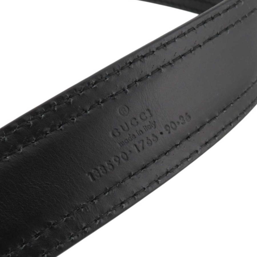 GUCCI グッチ Gバックル レザーベルト 138590・1766・90・36