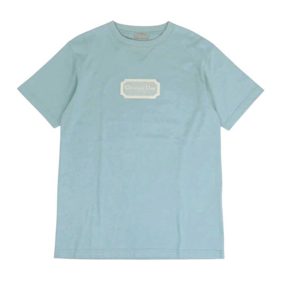 ★Christian Dior★ ディオール コットン Tシャツ 343J696C0554 ディオール ロゴ エンブロイダリー Tシャツ ディオールオム