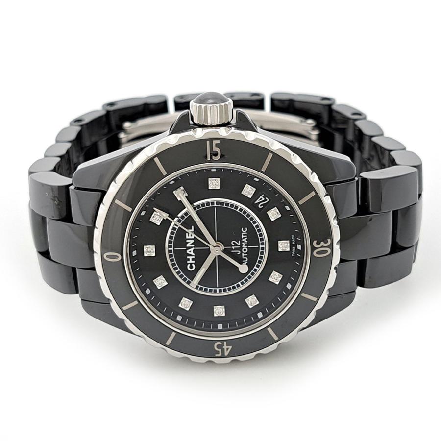 CHANEL（シャネル） J12 38mm 12Pダイヤ H1626 自動巻き セラミック