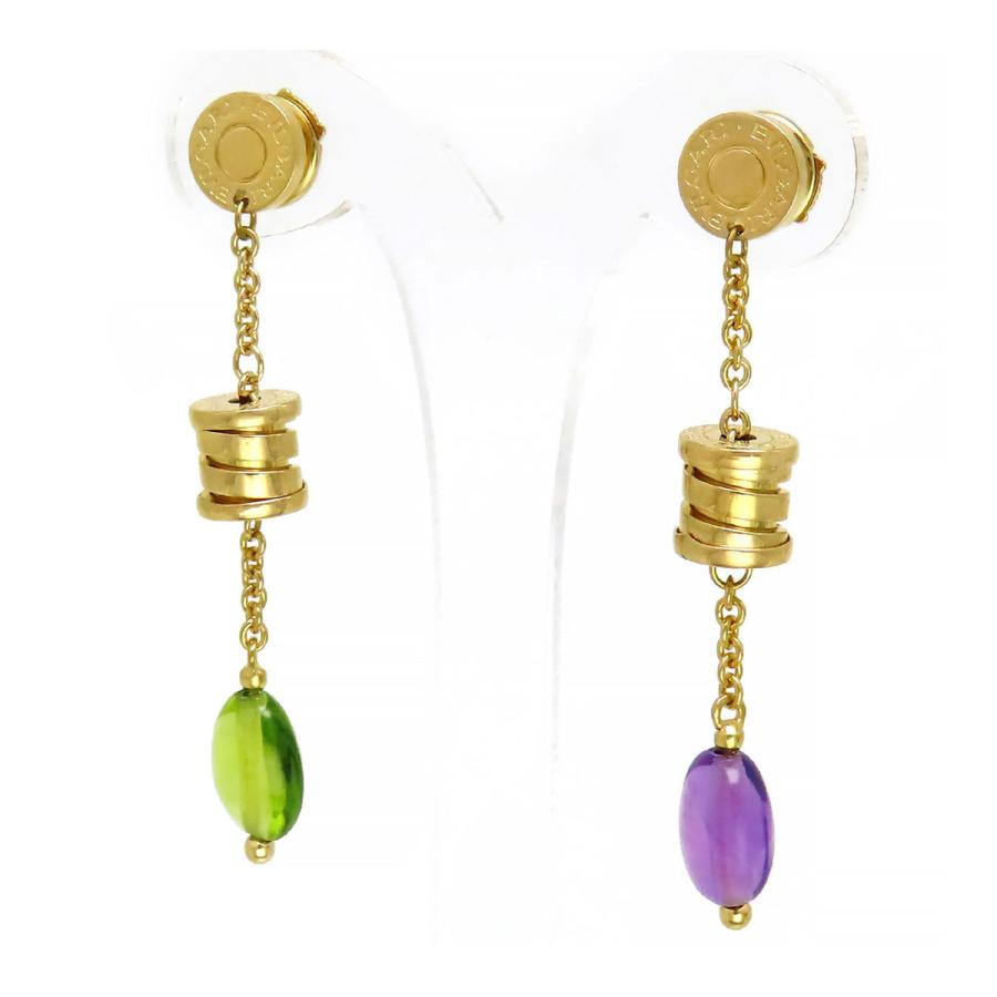 BVLGARI ブルガリ ビーゼロワン エレメント ピアス Au750 (K18YG