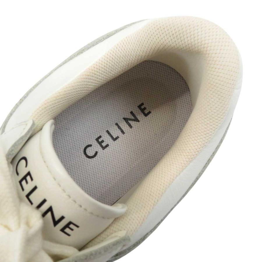 CELINE ホワイト プラットフォームスニーカー セリーヌ プラットフォームスニーカー ホワイト/ブラック