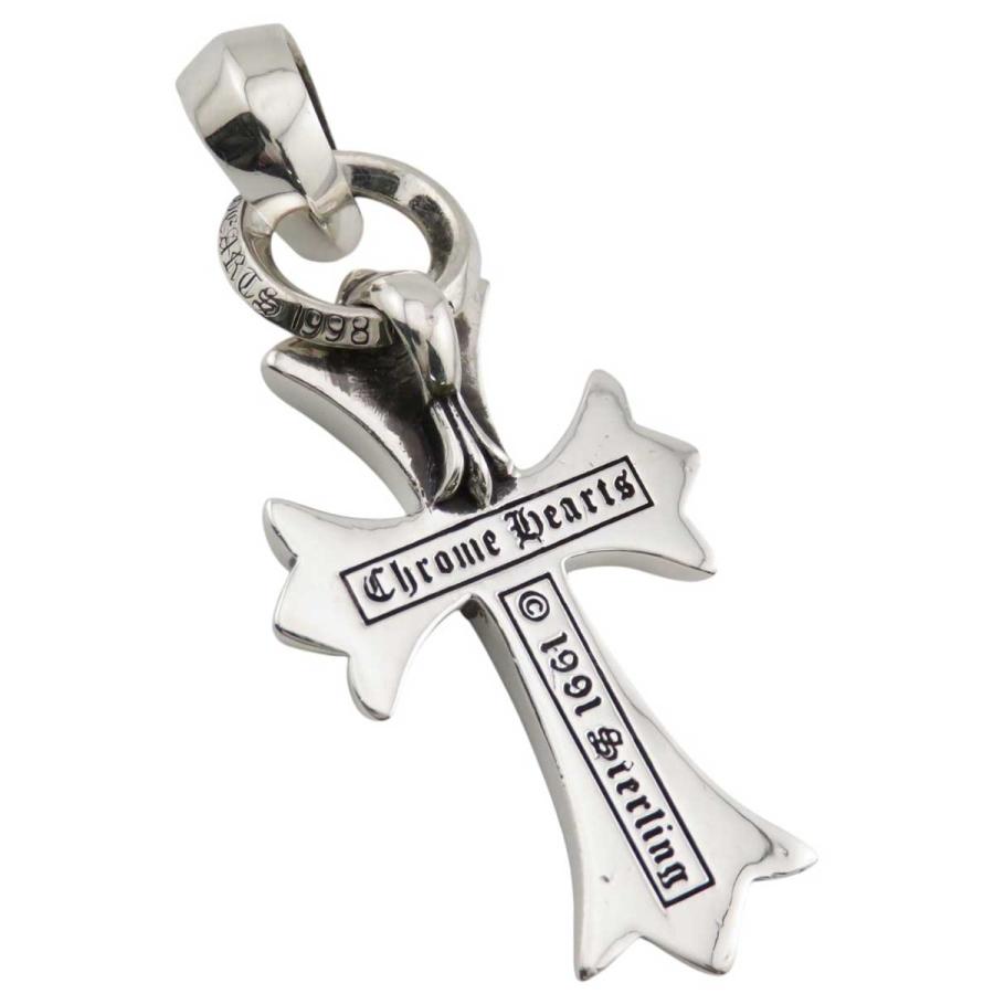 クロムハーツ CHダブルクロス withベイル ペンダント カスタムパヴェ クロムハーツ ダブルCHクロスペンダント スモール ダイヤパヴェ