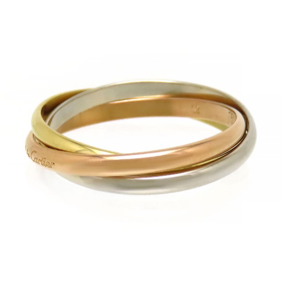 Cartier 750 K18 YG リング サイズ54 小粒ダイヤモンド Cartier 750 K18 YG リング サイズ54 小粒ダイヤモンド