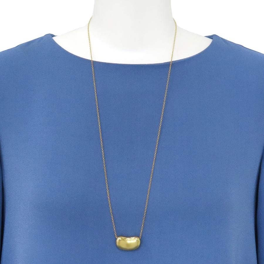 TIFFANY&Co. ティファニー ビーン ロング ネックレス 18K 750