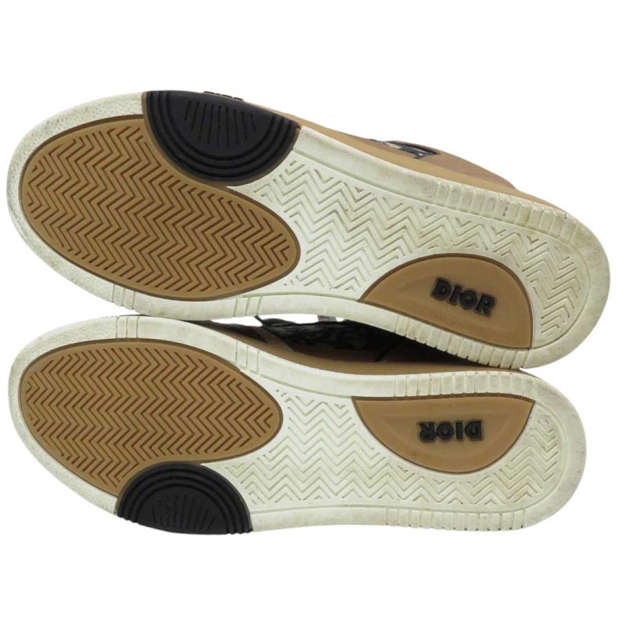 ディオール オブリーク B27 ロートップ スニーカー メンズ ブラウン  