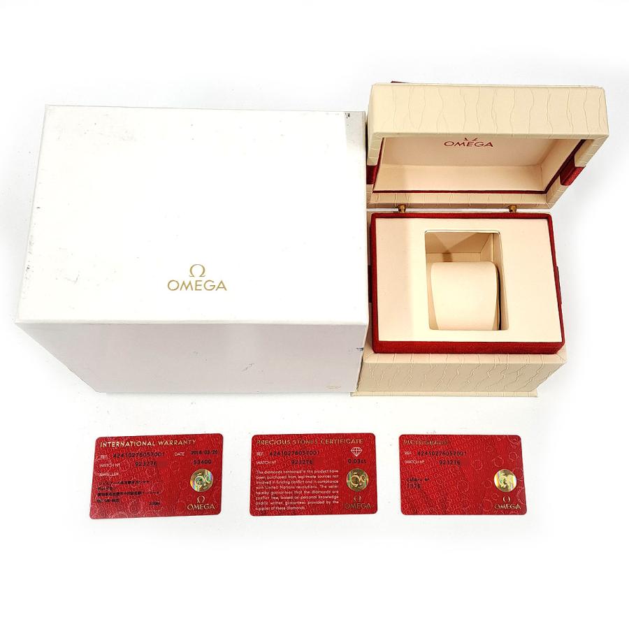 OMEGA オメガ デビル プレステージ ブルーシェル 6PD 424.10.27.60  