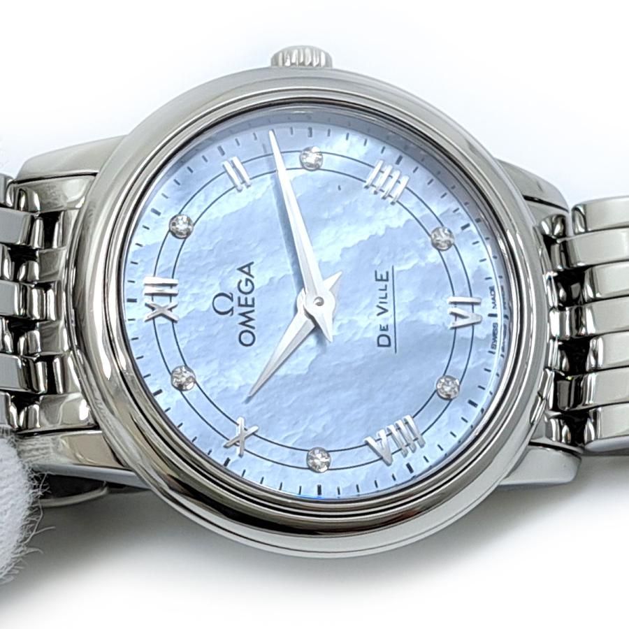 OMEGA オメガ デビル プレステージ ブルーシェル 6PD 424.10.27.60  